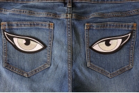 Medium Silver Eyes Patches Medium Silver Eyes Patches