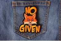 No Fox Given Funny Patch No Fox Given Funny Patch