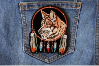 Wolf and Feathers Small Patch Wolf and Feathers Small Patch