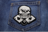 Gambler Skull 8 Ball Patch Gambler Skull 8 Ball Patch