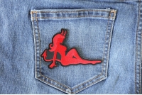 Red Devil Girl Patch