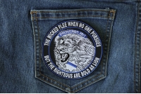 The Righteous Are Bold as Lions Patch for Law Officers The Righteous Are Bold as Lions Patch for Law Officers
