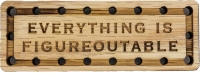 Everything is Figureoutable Oak Wood Patch