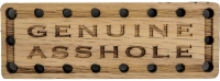 Genuine Asshole Oak Wood Patch