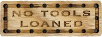 No Tools Loaned Oak Wood Patch