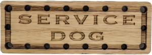 Service Dog Oak Wood Patch