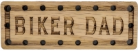 Biker Dad Oak Wood Patch