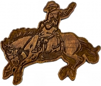 Cowboy Horse Small Wall Decor