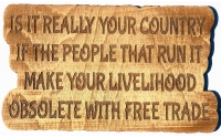 Is it really your country wood wall sign