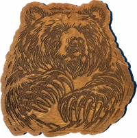 Giant Claw Bear Wood Wall Decor