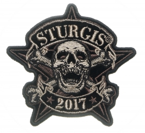 Sturgis 2017 Patch Skull Star