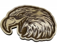 Eagle Head Wood Decor