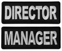Business Costume Director and Manager Patches Business Costume Director and Manager Patches