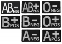 8 Blood Type Identification Patches 8 Blood Type Identification Patches