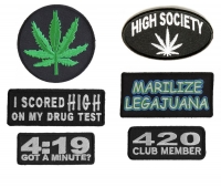 Fun Marijuana Patches For The High Society | Embroidered Pot Patches Fun Marijuana Patches For The High Society | Embroidered Pot Patches