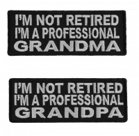 Funny Professional Grandma And Grandpa Patch For The Retired Funny Professional Grandma And Grandpa Patch For The Retired