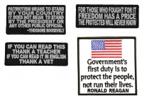 Patriotic Patches For Veterans Set Of 4 Patriotic Patches For Veterans Set Of 4