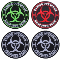 Zombie Outbreak Response Team Patches For Halloween Set Of 4 | Embroidered Patches Zombie Outbreak Response Team Patches For Halloween Set Of 4 | Embroidered Patches