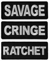 Millennial Saying Patches Set of 3