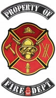 Fire Fighters 3 Piece Back Patch Set