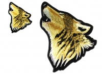 Howling Wolf Small And Large 2 Piece Patch Set