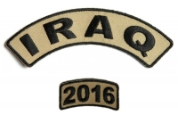 Iraq 2016 Two Piece Patch Set