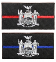 New York State Police Officer Firefighter Patch Set