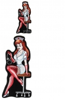 Sexy Nurse Patches Set Of Small And Large