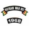 Vietnam War Vet 1968 Patch Set