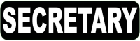Secretary Sticker