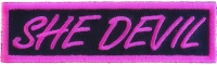 She Devil Patch | Embroidered Patches