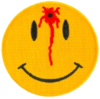 Shot Smiley Patch | Embroidered Patches