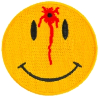 Shot Smiley Patch | Embroidered Patches
