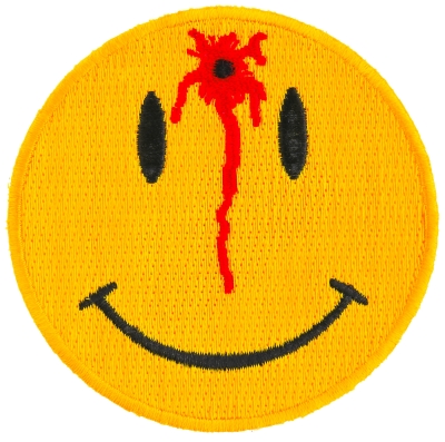 Shit Smiley Face Patch -Embroidered Iron On | Embroidered