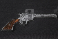 6 Shooter Pistol Gun Patch Right | Embroidered Patches