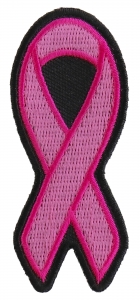 Small Pink Ribbon Breast Cancer Awareness Patch | Embroidered Patches