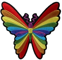 Colorful Butterfly Patch | Embroidered Patches