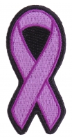 Purple Ribbon Patch For Breast Cancer Survivors | Embroidered Patches