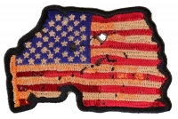 Vintage American Flag Patch | US Military Veteran Patches
