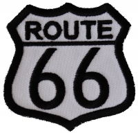 Route 66 Medium Patch | Embroidered Biker Patches