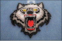 Small Wolf Patch | Embroidered Patches