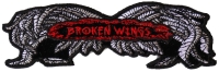 Broken Wings Patch Small | Embroidered Biker Patches