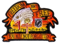 Freedom Isn't Free Eagle Small Patch | US Military Veteran Patches