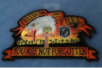 Freedom Isn't Free Eagle Small Patch | US Military Veteran Patches