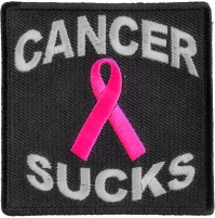 Cancer Sucks Patch | Embroidered Patches