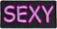 Sexy Patch White Pink | Embroidered Patches