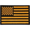 Yellow Black American Flag Patch | Embroidered Patches
