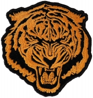 Small Orange Baron Tiger Patch | Embroidered Patches