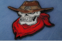 Cowboy Skull Small Patch | Embroidered Patches