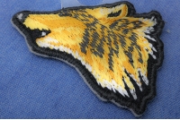 Mini Wolf Head Patch